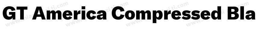GT America Compressed Black字体转换
